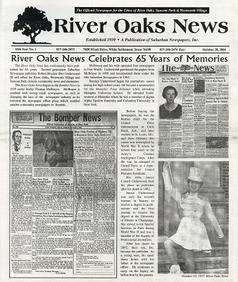 River Oaks News, 2004