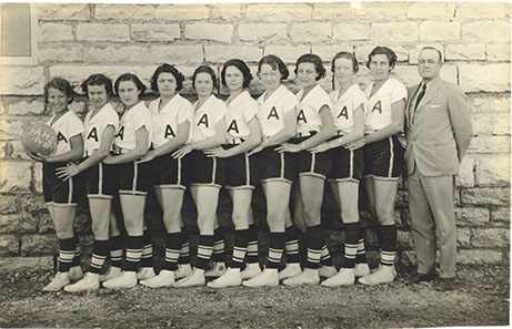 Arlington Heights High School, Girls Basketball Team, 1934-1935