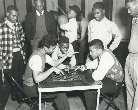 Playing Checkers at McDonald Branch