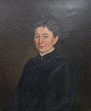 Possible portrait of Delilah Jane Asbury Ellis without frame