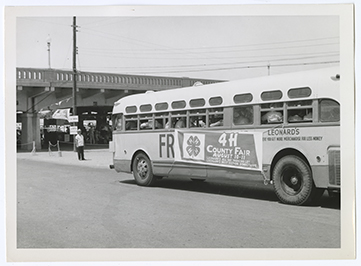 4-H County Fair Leonard's Bus Photograph