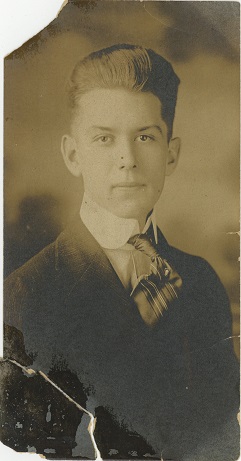 Uncle Amos, a member of the Basham family, undated