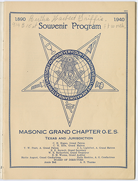 Masonic Grand Chapter of the Eastern Star, 1940