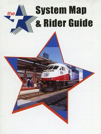 System Map and Rider Guide for the T in 2011