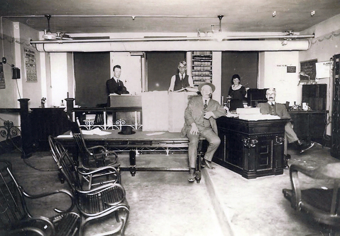 Court in Basement 1923.