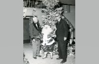 Amon Carter and Joe McVeigh in Carter home, 1953 (017-047-284)