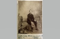 J.E. Daniel portrait of boy and dog, ca. 1895 (018-008-284)