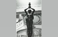 Golden Goddess statue, Westbrook Hotel (014-018-565)