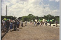 Park Hill bridge dedication parade, 1990 (090-026-066)