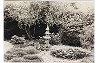 Fort Worth Japanese Garden 5.1, Statuary Outside Meditation Garden, June 1986, Beth Collins (088-007-021)