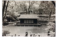 Fort Worth Japanese Garden 8.1, Mary K. Umstead Teahouse, June 1986, Beth Collins (088-007-021)