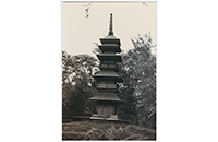 Fort Worth Japanese Garden 13.1, Pagoda, June 1986, Beth Collins (088-007-021)
