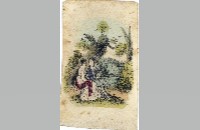 Brown Photo Album, drawing of man and woman (000-097-106)