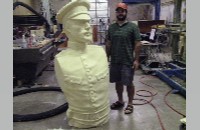 Ripley Arnold statue, Archie's Workshop, 2012 (018-033-341)