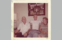 Luther, Dessie Rainbolt, and Larry Blythe, Bassham family