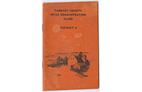Tarrant County Home Demonstration Clubs District 4 Booklet, 1951, Front (021-003-697)
