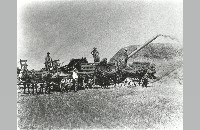 Thresher on William Robert Stewart Farm, circa 1920-1930 (090-029-069)