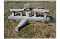 Mansfield Cemetery, Wright Markers (FIC-013-998)