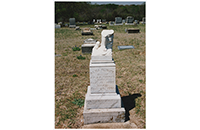 Mansfield Cemetery, Alba Rubine Marker (FIC-013-998)