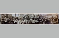 M.G. Ellis School and San Jose Church panorama
