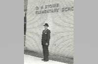 O.H. Stowe at O.H. Stowe Elementary School, Birdville, circa 1959-1960 (095-018-178)