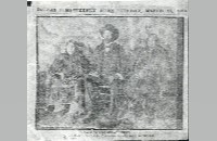 Quanah Parker and two wives, Tawnay and Twonicey, circa 1904 (095-018-178)