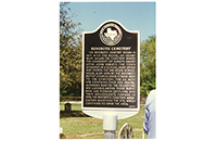 Rehoboth Cemetery Historical Marker, Placard 2 (001)