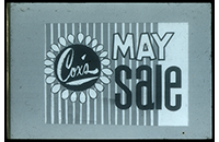 Cox's May Sale, WBAP TV Channel 5 Advertising Slide, circa 1960s (021-009-656)
