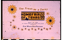 Fort Worth Star Telegram Home Fair of Texas 66, WBAP TV Channel 5 Advertising Slide, 1966 (021-009-656)