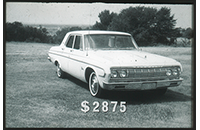 Plymouth Belvedere, WBAP TV Channel 5 Advertising Slide, circa 1960s (021-009-656)