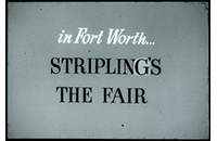 Stripling's The Fair, WBAP TV Channel 5 Advertising Slide, circa 1960s (021-009-656)