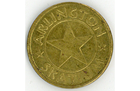Arlington Skatium Token, Front (019-024-656)