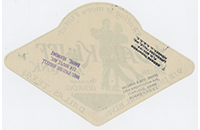 Dal Kliff Roller Rink, Sticker Label, Dallas, Back (019-024-656)