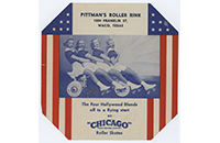 Pittmans Roller Rink, Hollywood Blonds Sticker, Waco (019-024-656)