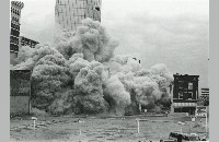 Westbrook Hotel implosion, 1978 (003-005-326)
