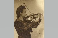 Unidentified violinist