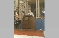 Ceremonies after restoration of 1895 Courthouse, 1983 (098-007-224)