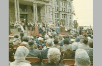 Ceremonies after restoration of 1895 Courthouse, 1983 (098-007-224)