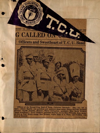 Texas Christian University Band, 1930