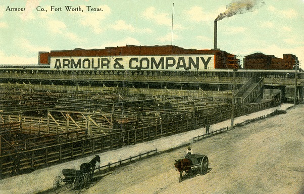 Armour and Company Fort Worth Postcard