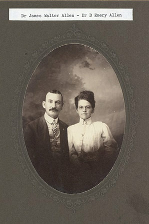 Dr. James Walter Allen and Dr. Daisy Emery Allen