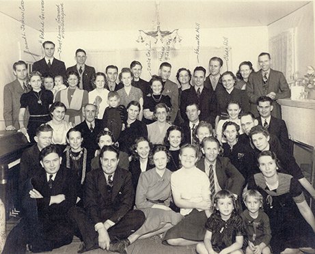 Sunday School Class, Christmas Party, 1939