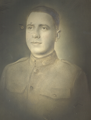 Portrait of unknown WWI soldier