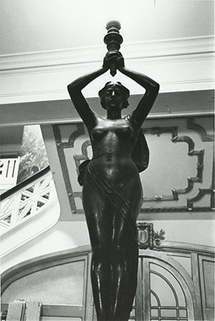 Golden Goddess statue, 1978
