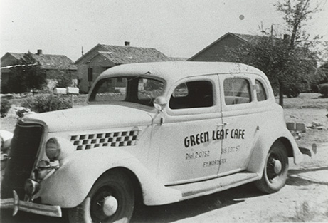 Green Leaf Cafe car
