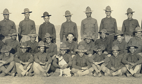Company A, 143rd Infantry, Camp Bowie, November 1917