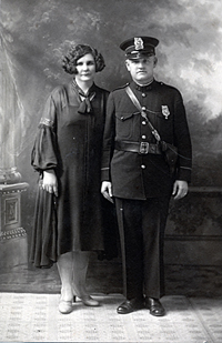 Officer Joe V. Graham and Bride.
