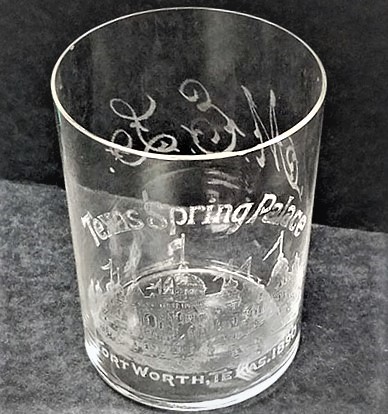 Texas Spring Palace glass, 1890