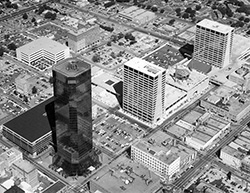 Tandy Center 1980 before Plaza Building