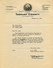 WWC Tarrant County Letter